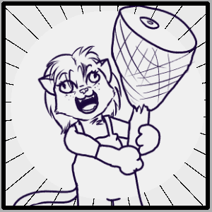 #17 Kamkat - cartoon silly kitty