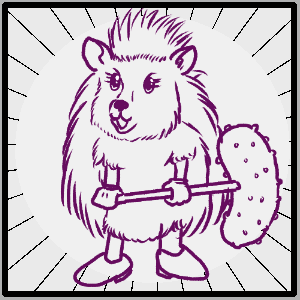 #24 Kawedge - basically just a hedgehog